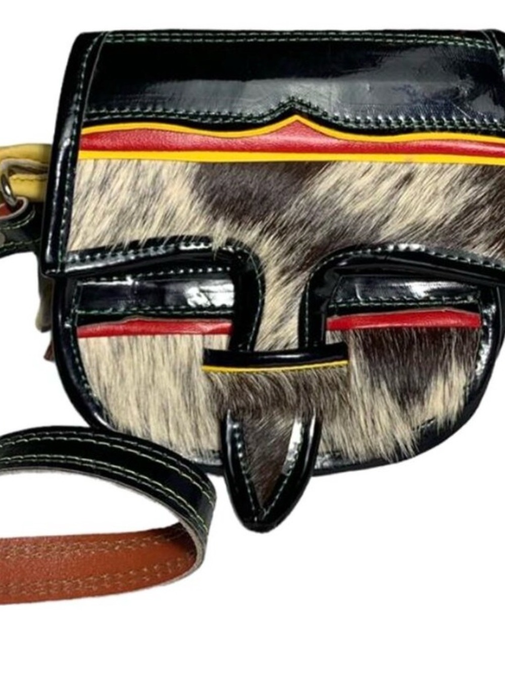 Colombian Traditional Leather Satchel Crossbody Bag